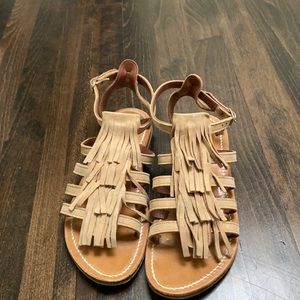KJacques Fringe Sandals